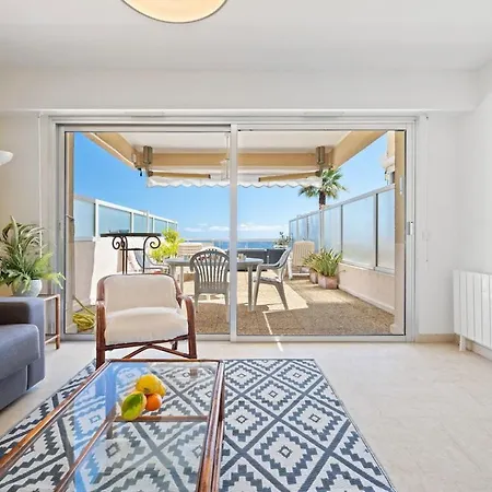דירה Le Neptune - Vue - Grande Terrasse - Parking מנטון